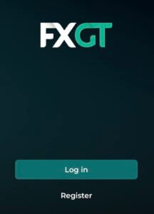 FXGTアプリにログインまたは登録